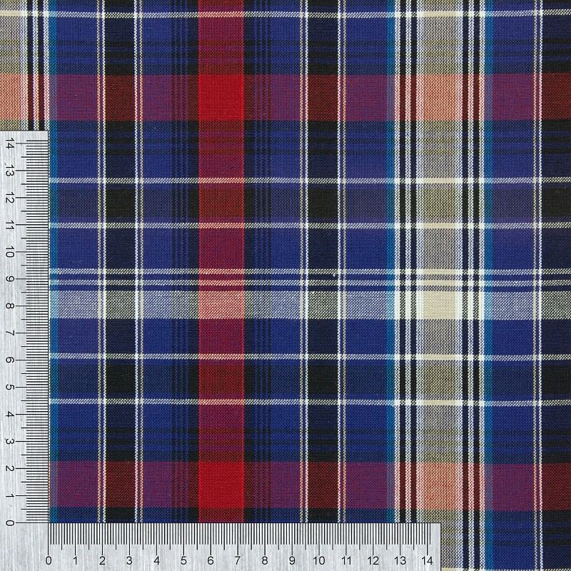 Ткань плательная пестротканая "Шотландка" 787-6_2000_1