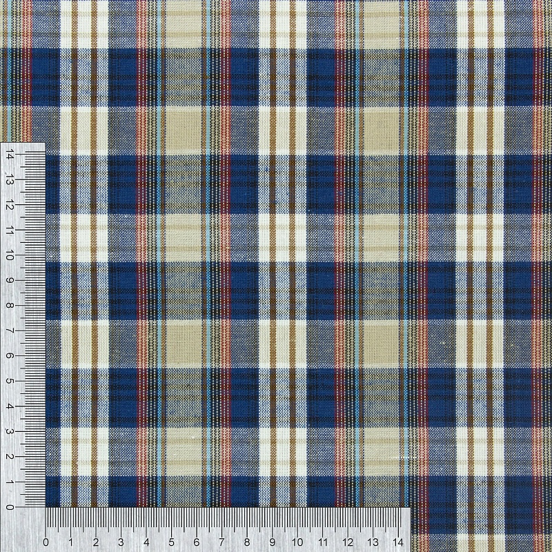 Ткань плательная пестротканая "Шотландка" 787-6_2047_2